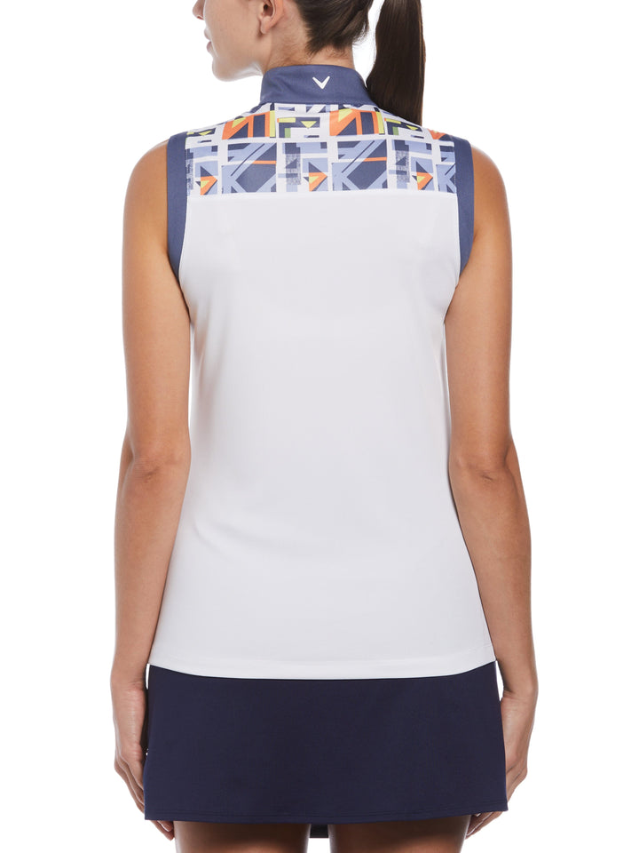 Womens Geo Print Block Golf Polo-Polos-Callaway