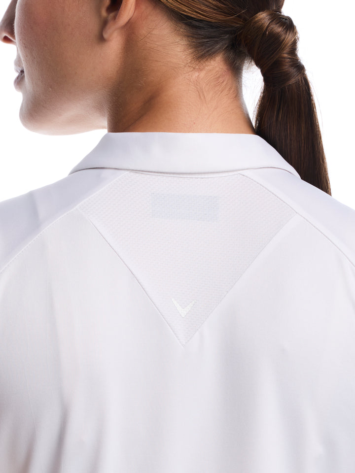 Womens Golf Top With Mesh Insert-Polos-Callaway