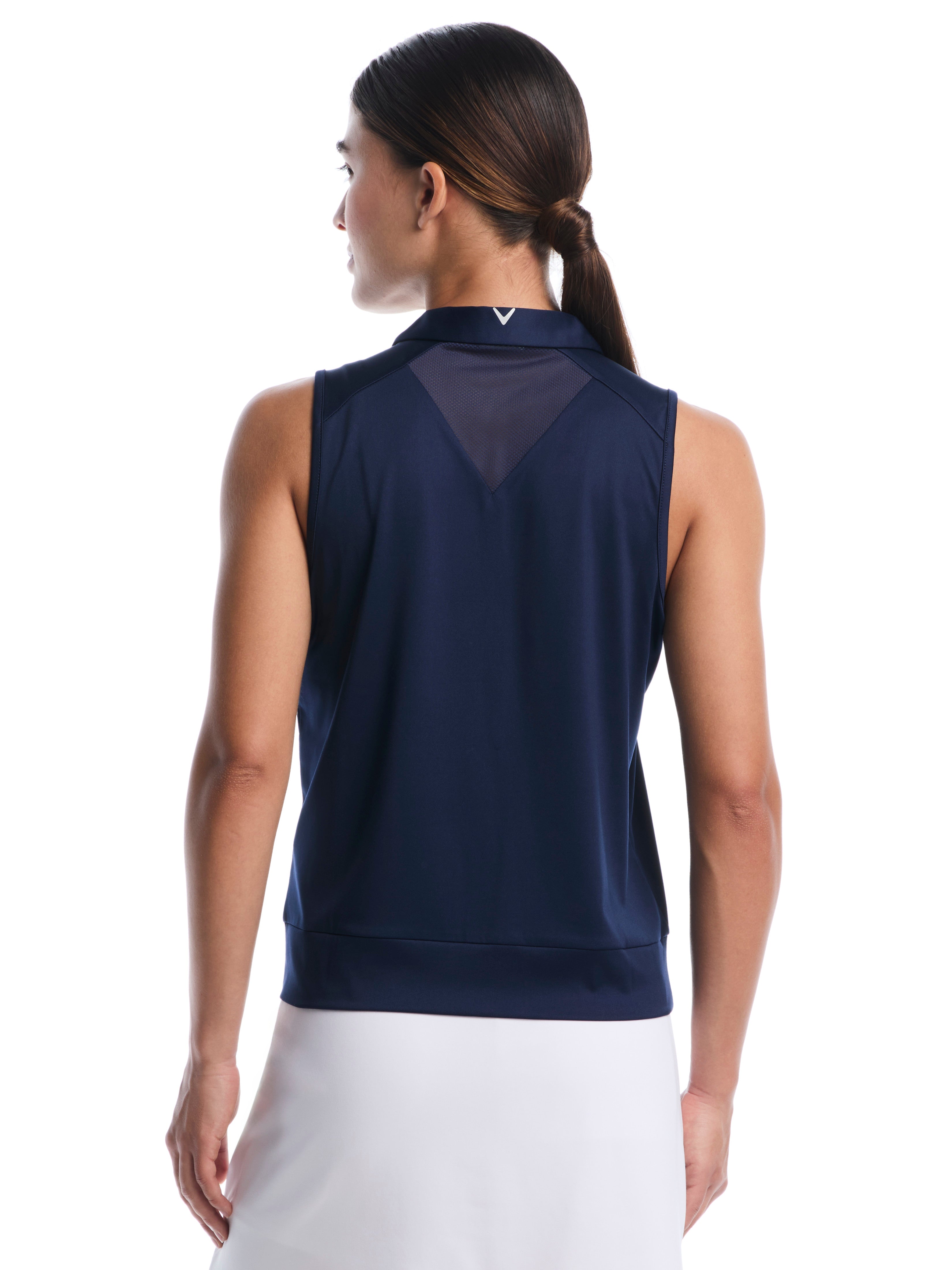 Womens Golf Top With Mesh Insert – Callaway Apparel
