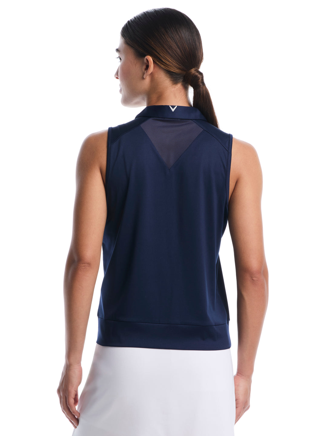 Womens Golf Top With Mesh Insert-Polos-Callaway