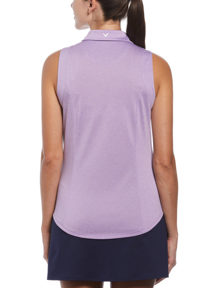 Heather Golf Polo (English Lavender Htr) 