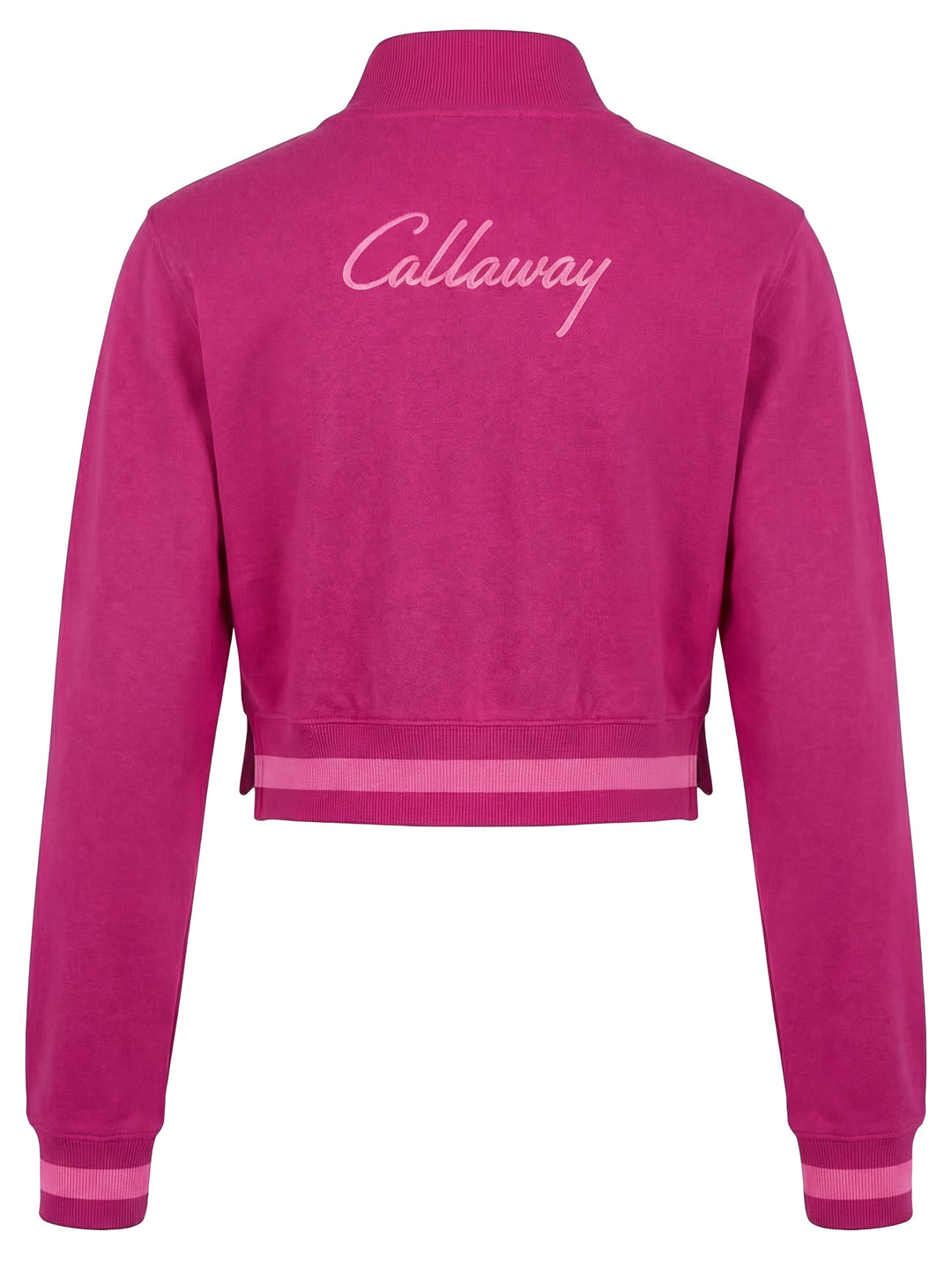 Womens Lightweight Cropped Quarter Zip Golf Shirt-Jackets-Callaway