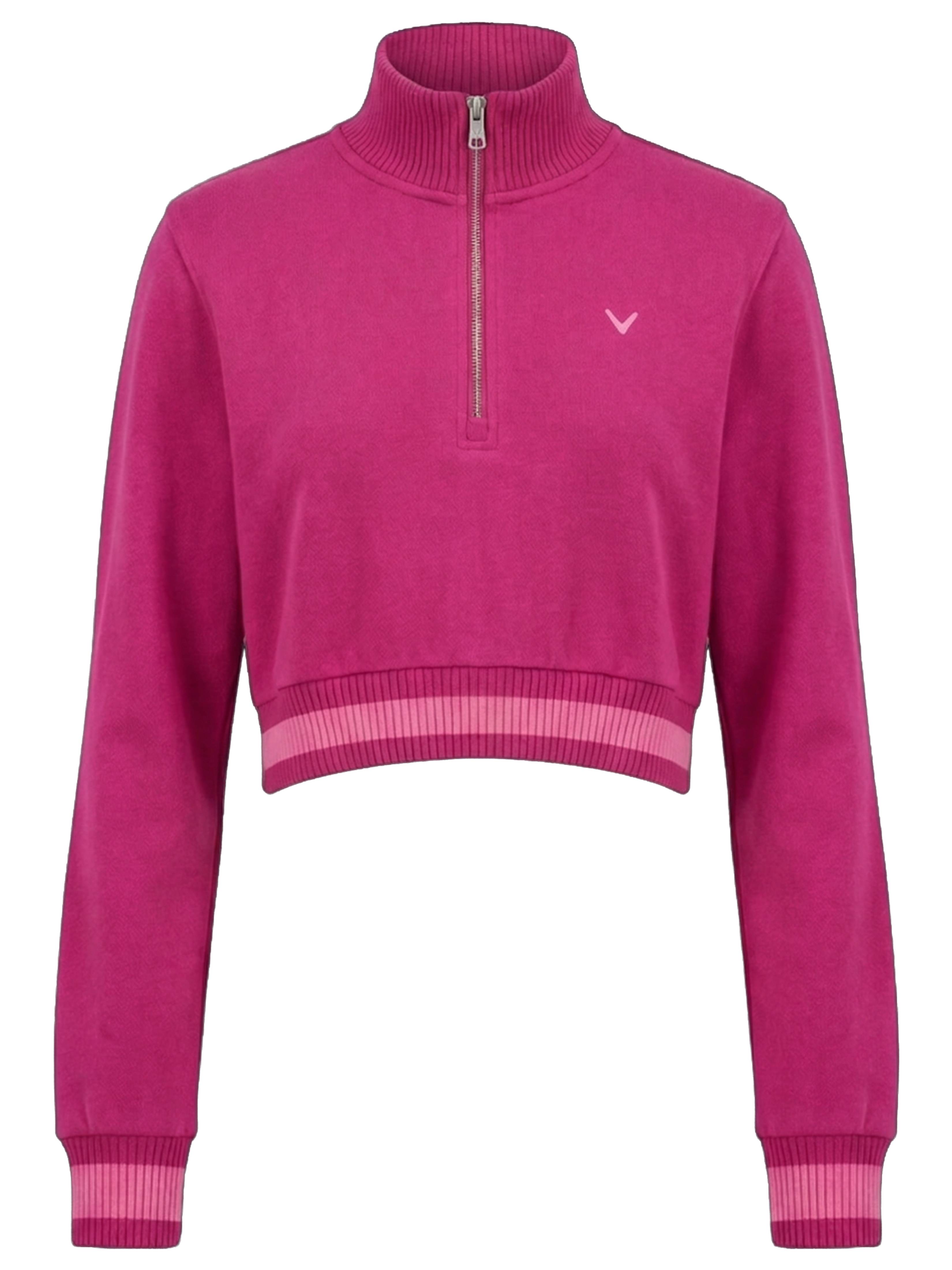 Womens Lightweight Cropped Quarter Zip Golf Shirt – Callaway Apparel
