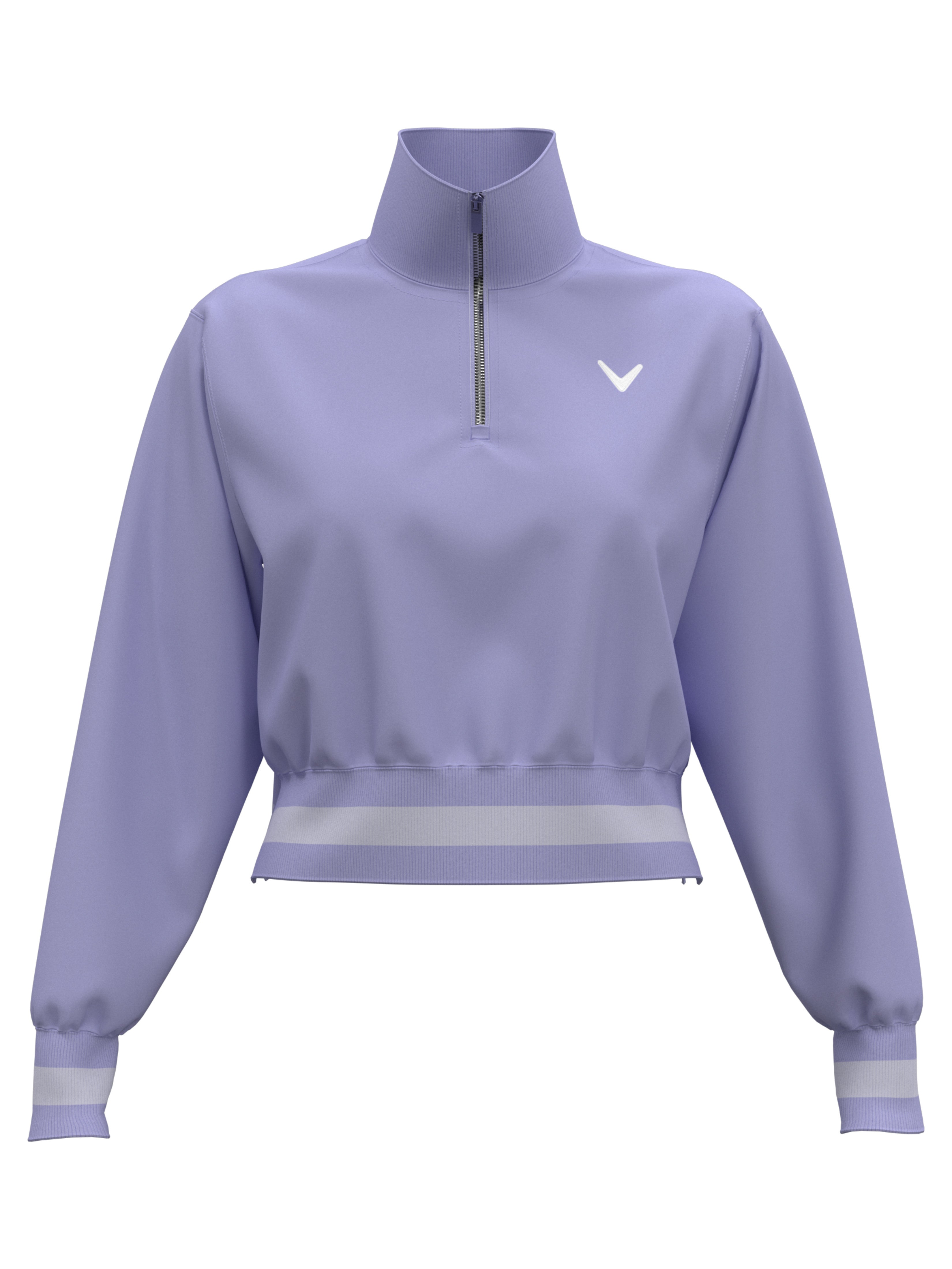 Womens Lightweight Cropped Quarter Zip Golf Shirt – Callaway Apparel