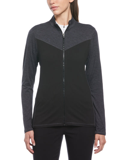 Womens Lightweight Lux Touch Full Zip with Stitching Detail-Jackets-Callaway