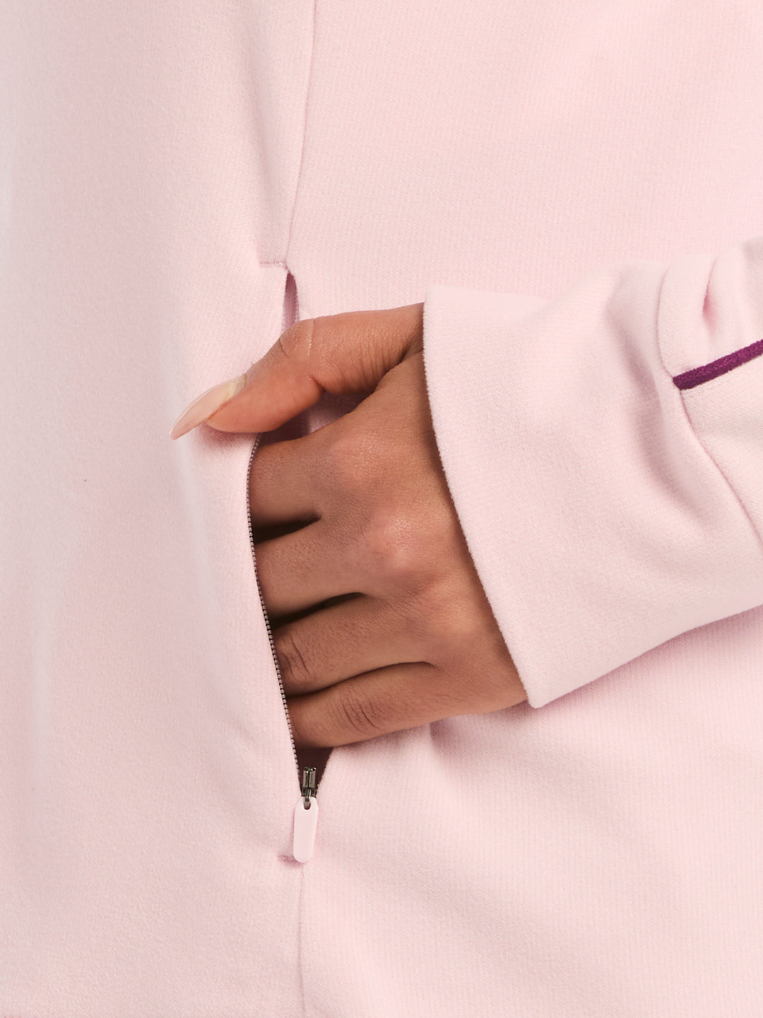 Womens Midweight Textured Half Zip-Jackets-Callaway