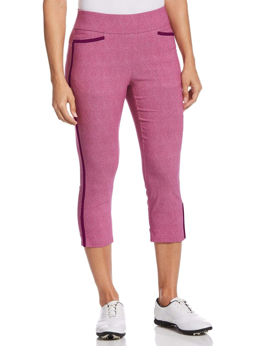 Womens Mini Leaf Print TrueSculpt™ Capri Pant-Pants-Callaway