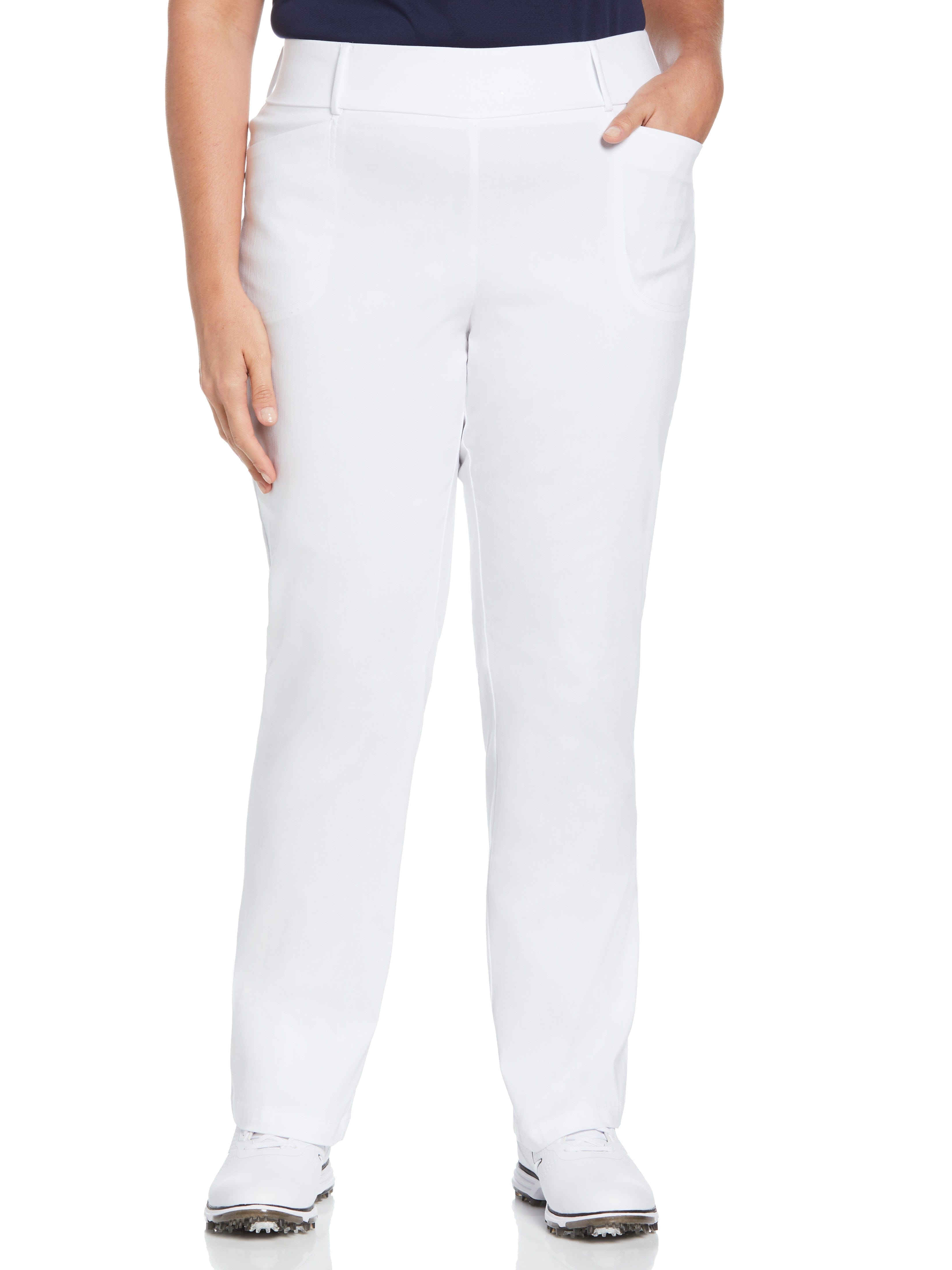 Womens Plus Pull-On Stretch Tech Flat Front Golf Pant – Callaway
