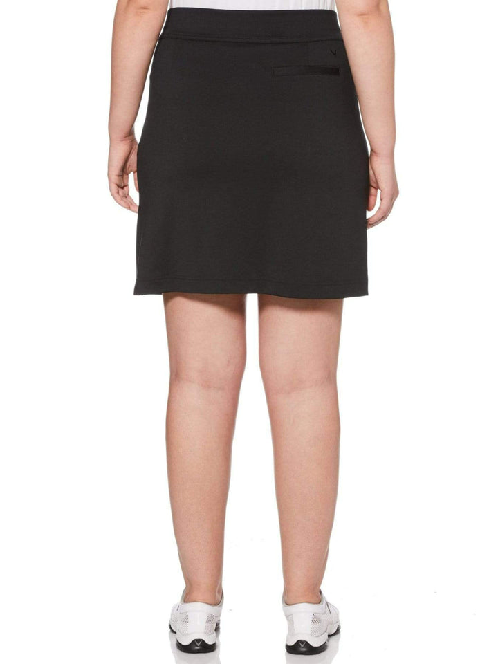 Womens Plus Solid Stretch Skort Skorts