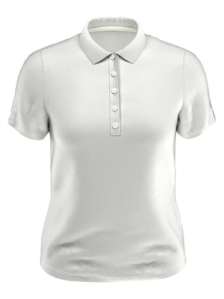 Plus Swing Tech Golf Polo (Brilliant White) 