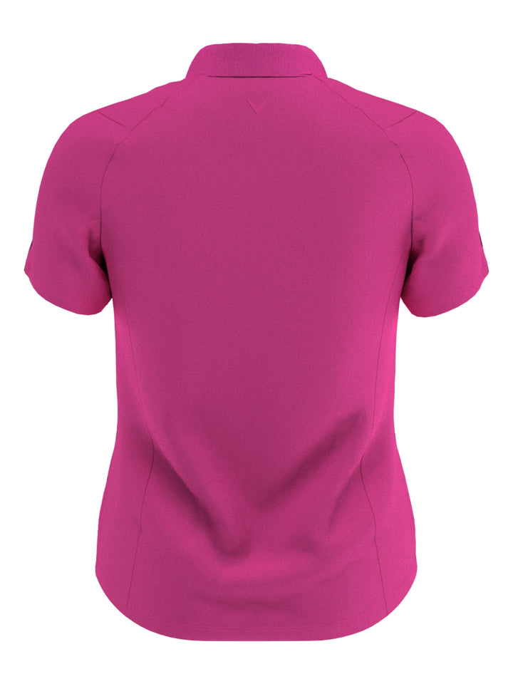 Plus Swing Tech Golf Polo (Lilac Rose) 
