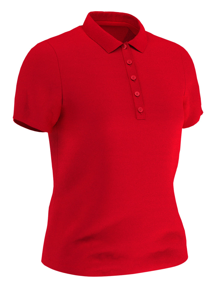 Plus Swing Tech Golf Polo (True Red) 