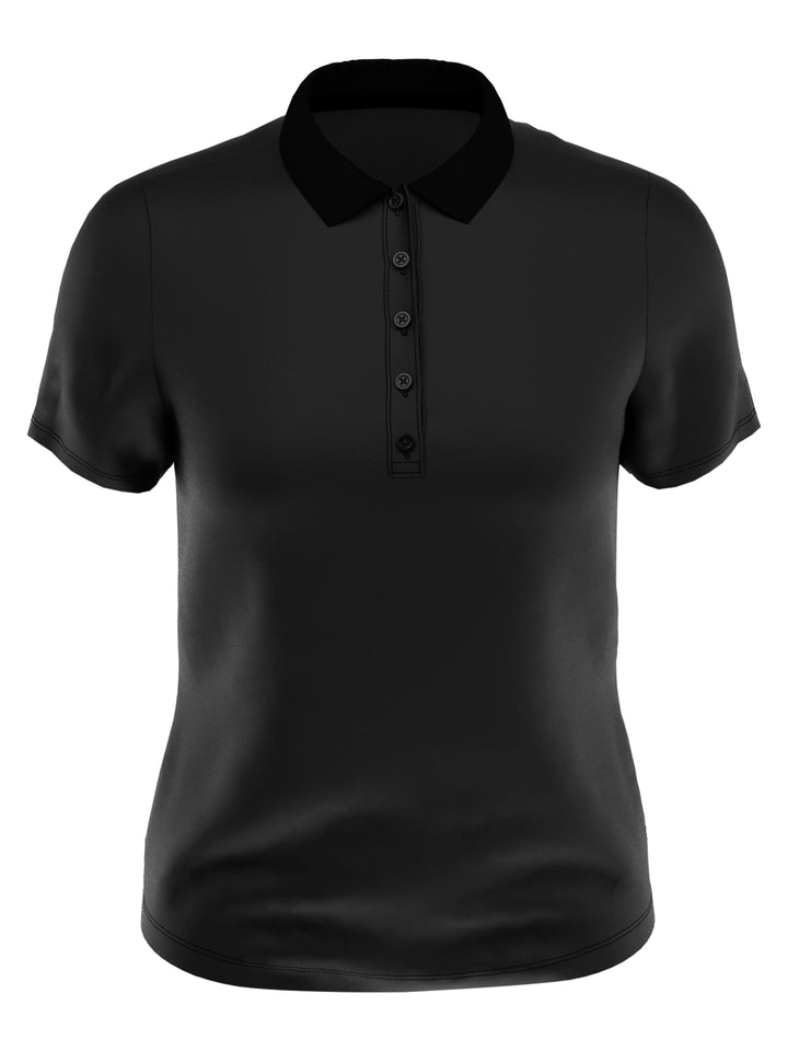 Plus Swing Tech Golf Polo (Caviar) 