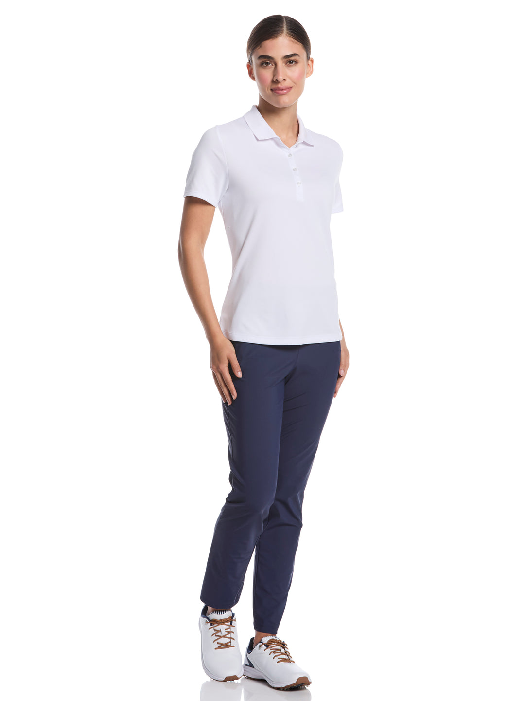 Women's Easy Care Pull-On Stretch Golf Pant (Peacoat) 