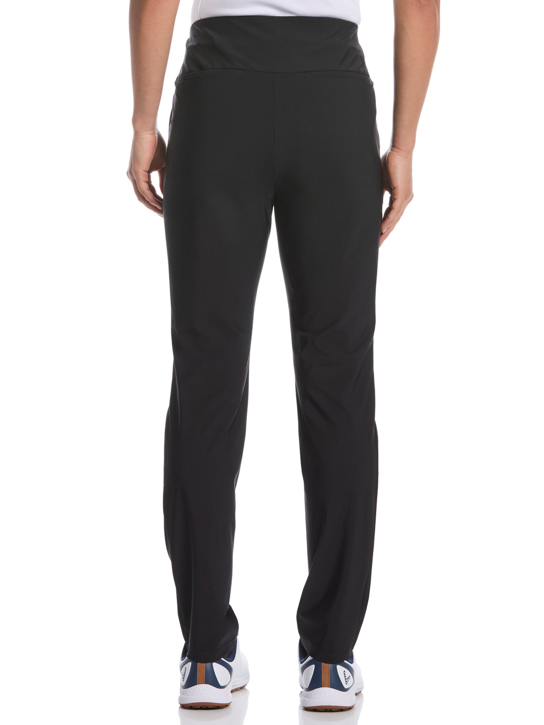 Women's Easy Care Pull-On Stretch Golf Pant (Caviar) 