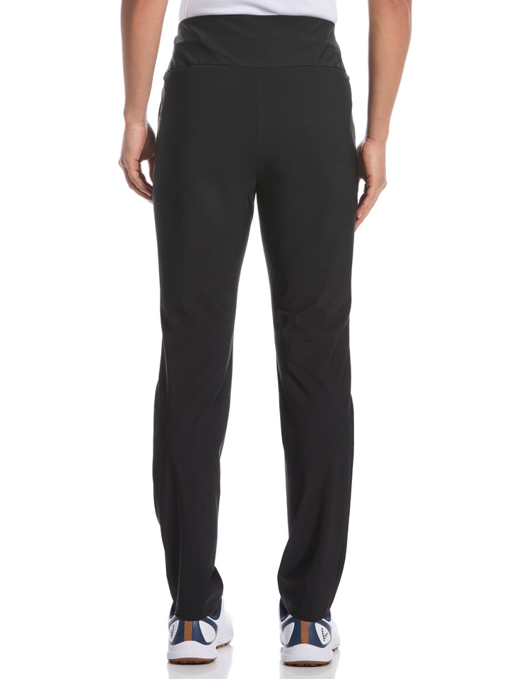 Women's Easy Care Pull-On Stretch Golf Pant (Caviar) 