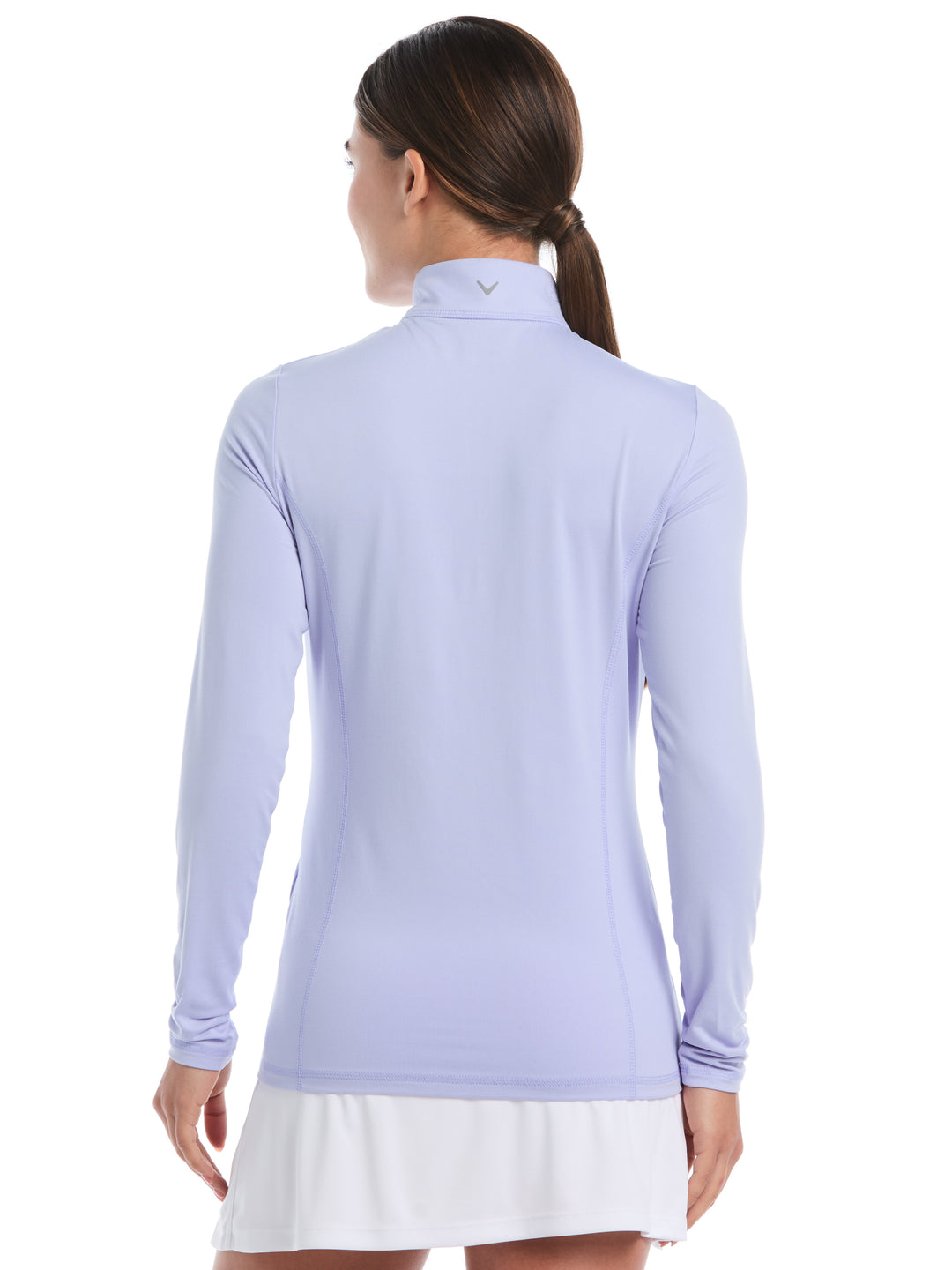 Womens Brushed Heather Pullover (Spring Lavender) 