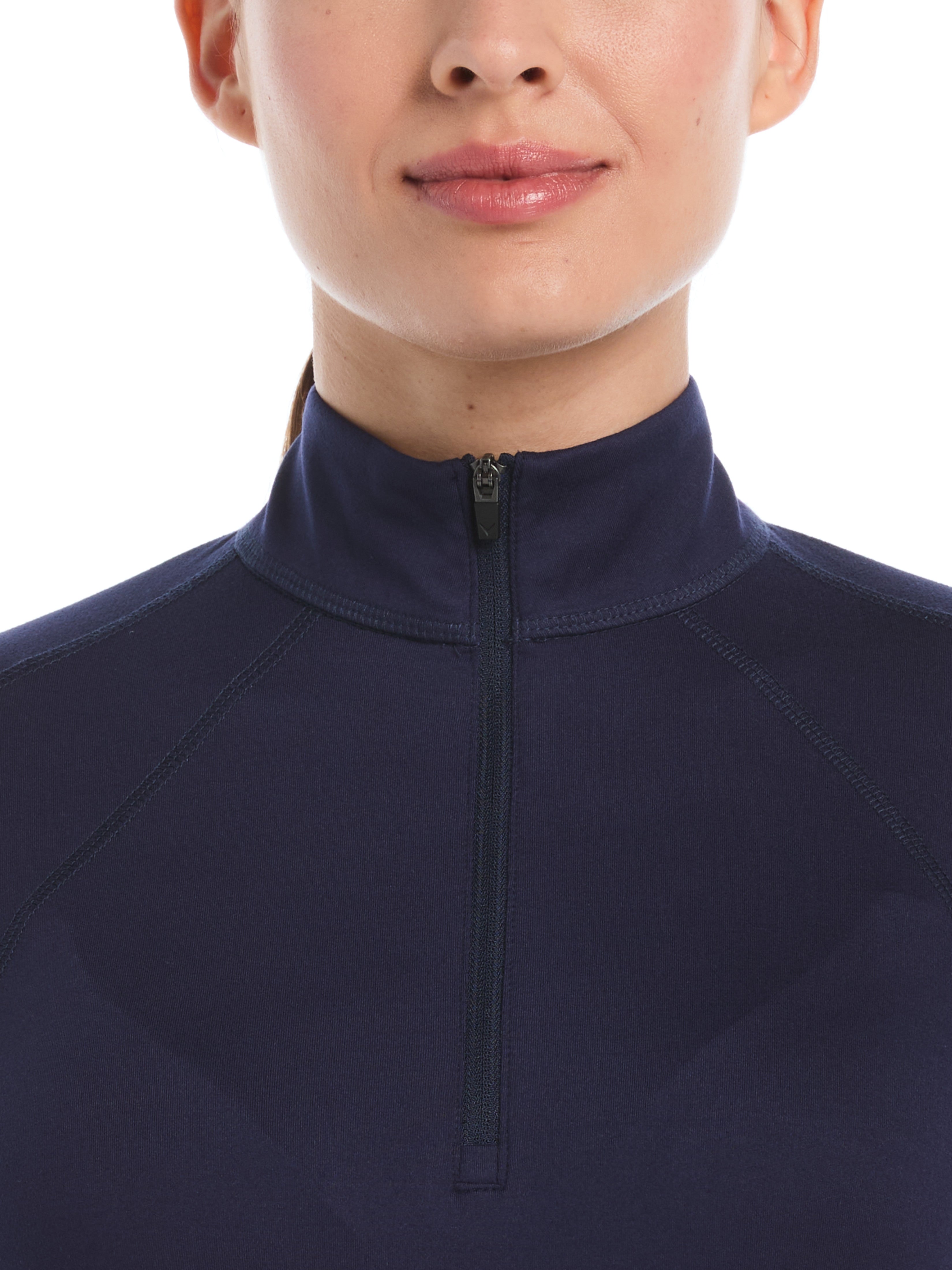 Womens Quarter Zip Brushed Heather Pullover – Callaway Apparel