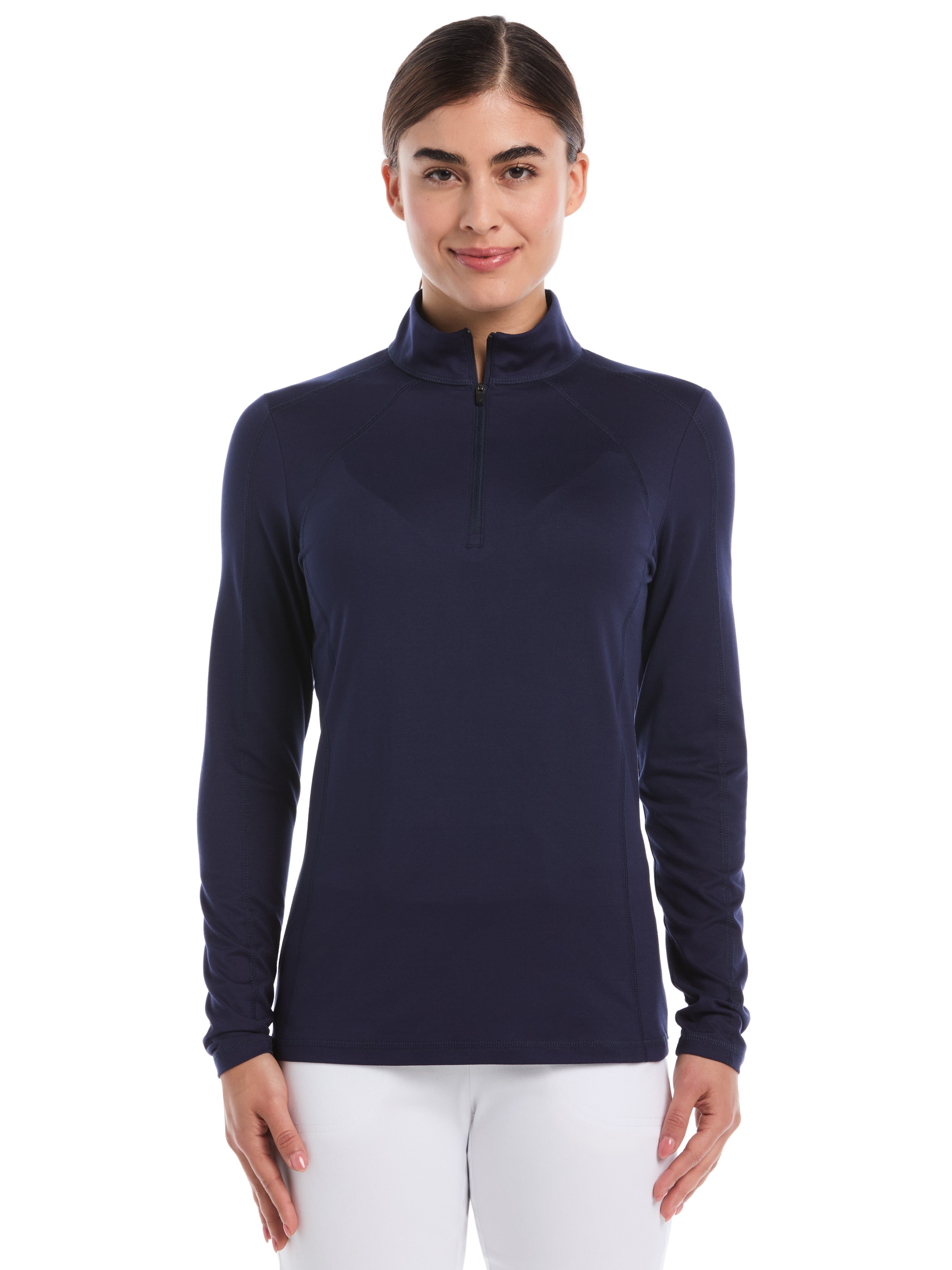 Womens Quarter Zip Brushed Heather Pullover – Callaway Apparel