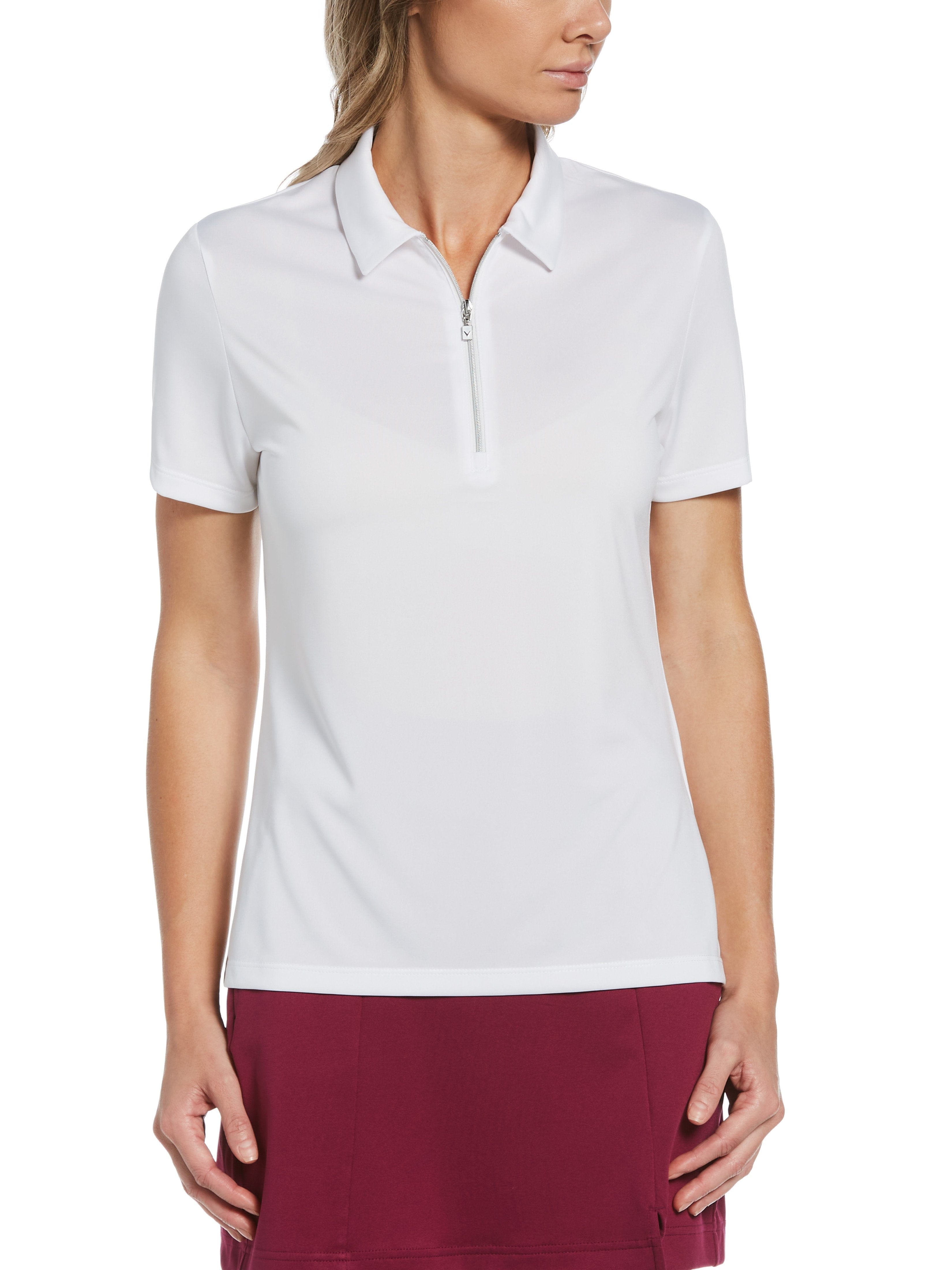 Womens 1/4 Zip Heather Golf Polo – Callaway Apparel
