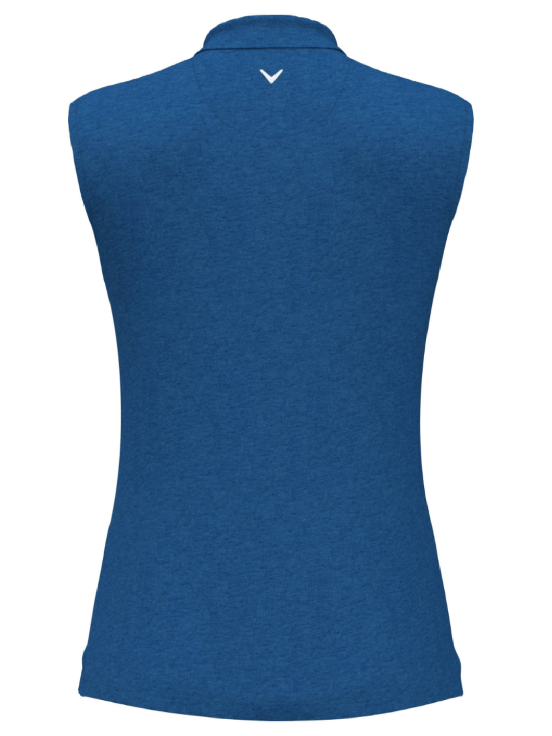 Womens Quarter Zip Heather Sleeveless Golf Polo-Polos-Callaway
