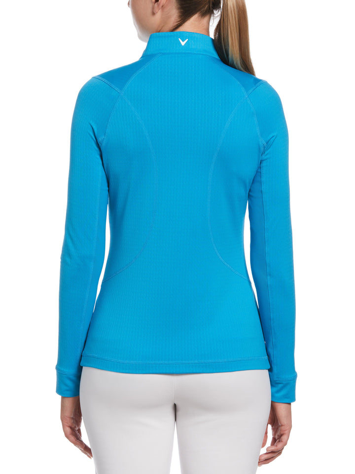 Womens 1/4 Zip Seams Long Sleeve Top-Jackets-Callaway