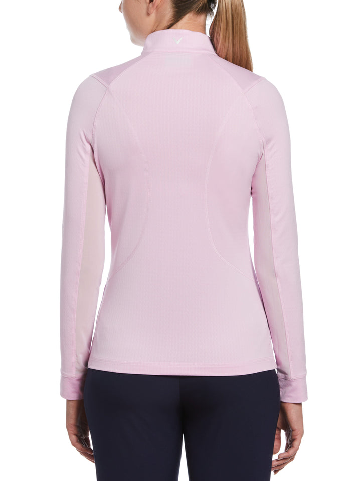 Womens 1/4 Zip Seams Long Sleeve Top-Jackets-Callaway