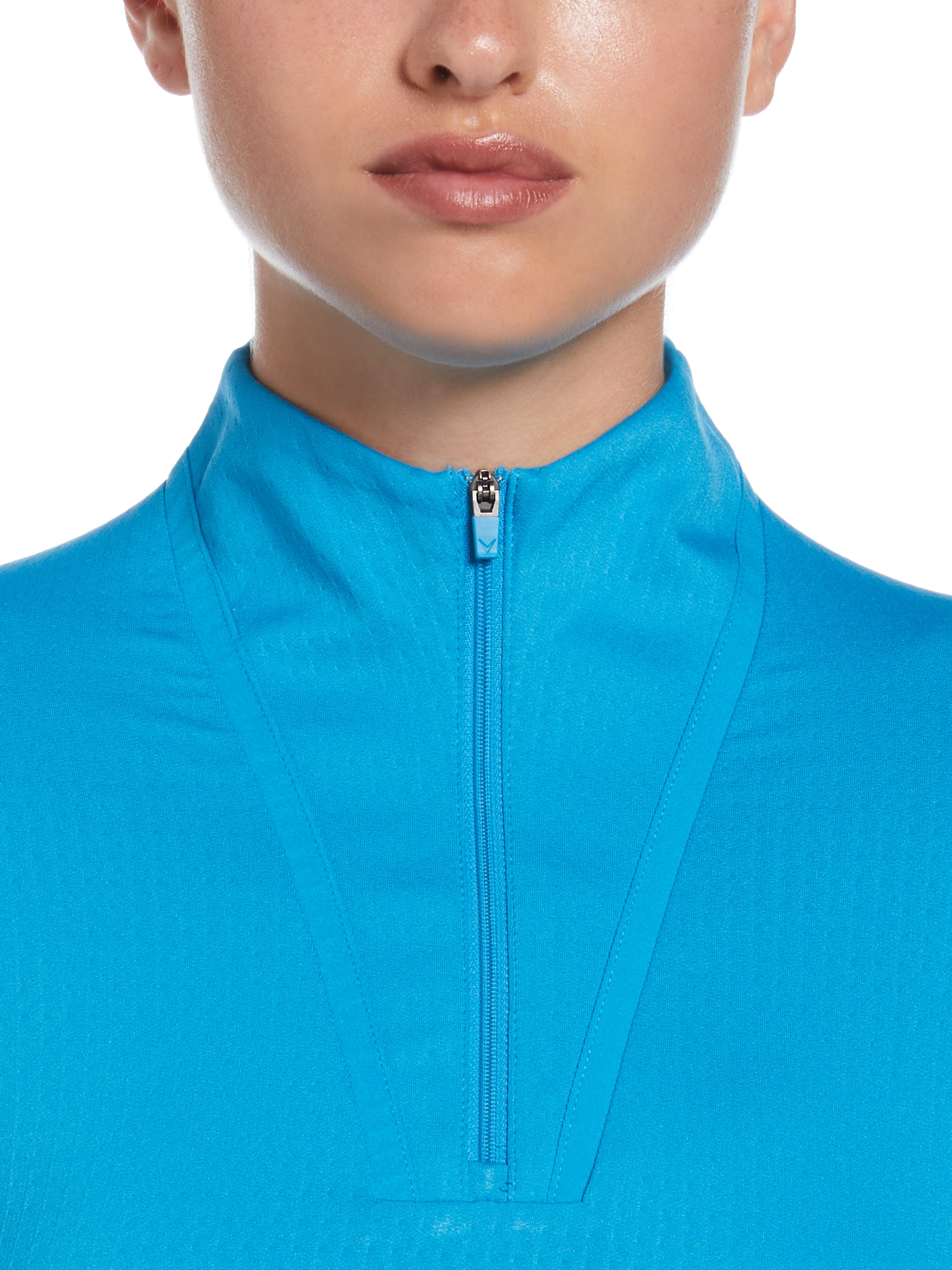 【美品/春〜】Callawayブルー系セットアップ　M Callaway Legacy Collection™ Mens Triple Track Blocked Sleeve