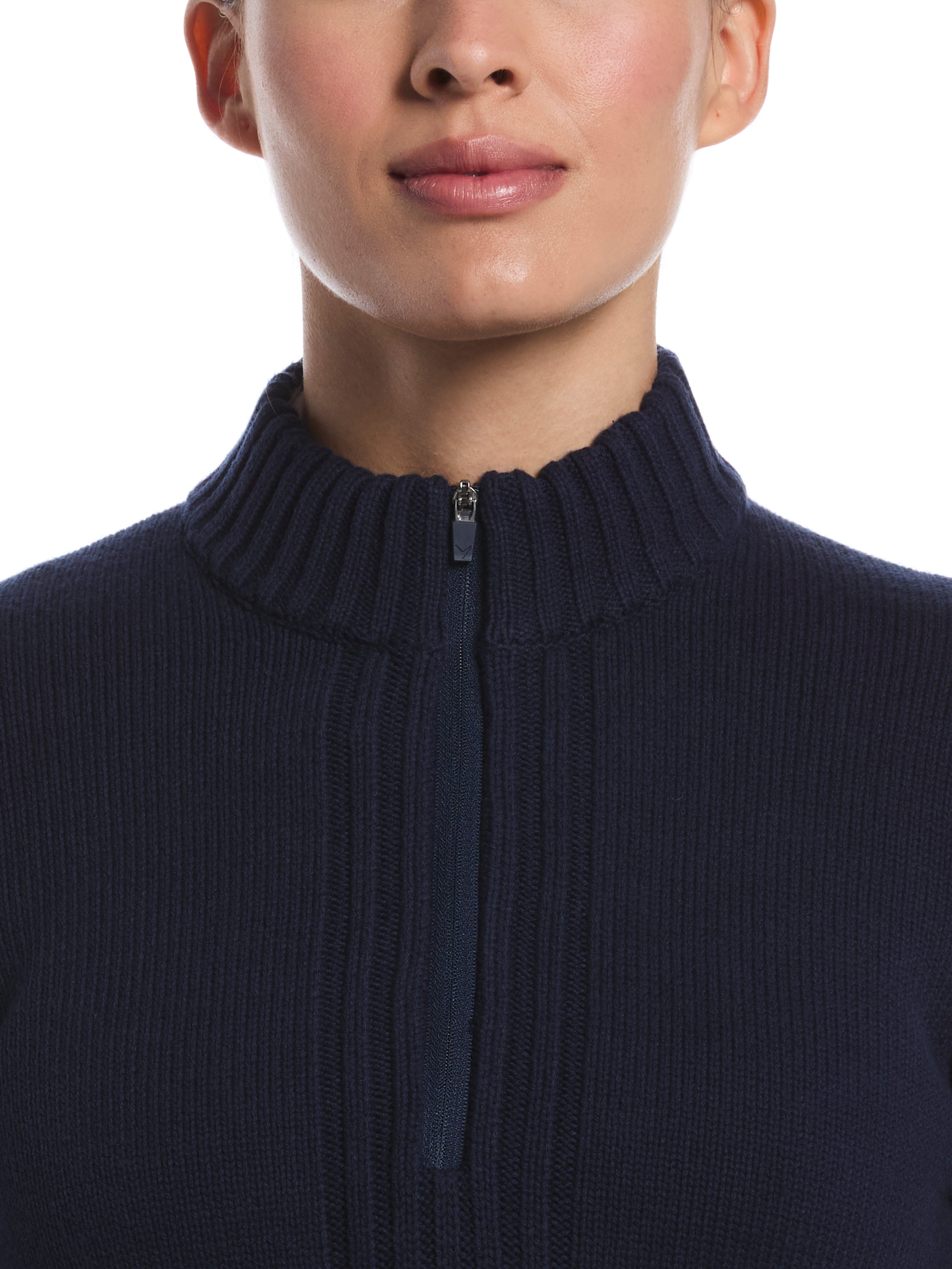 Womens Quarter Zip Sweater – Callaway Apparel