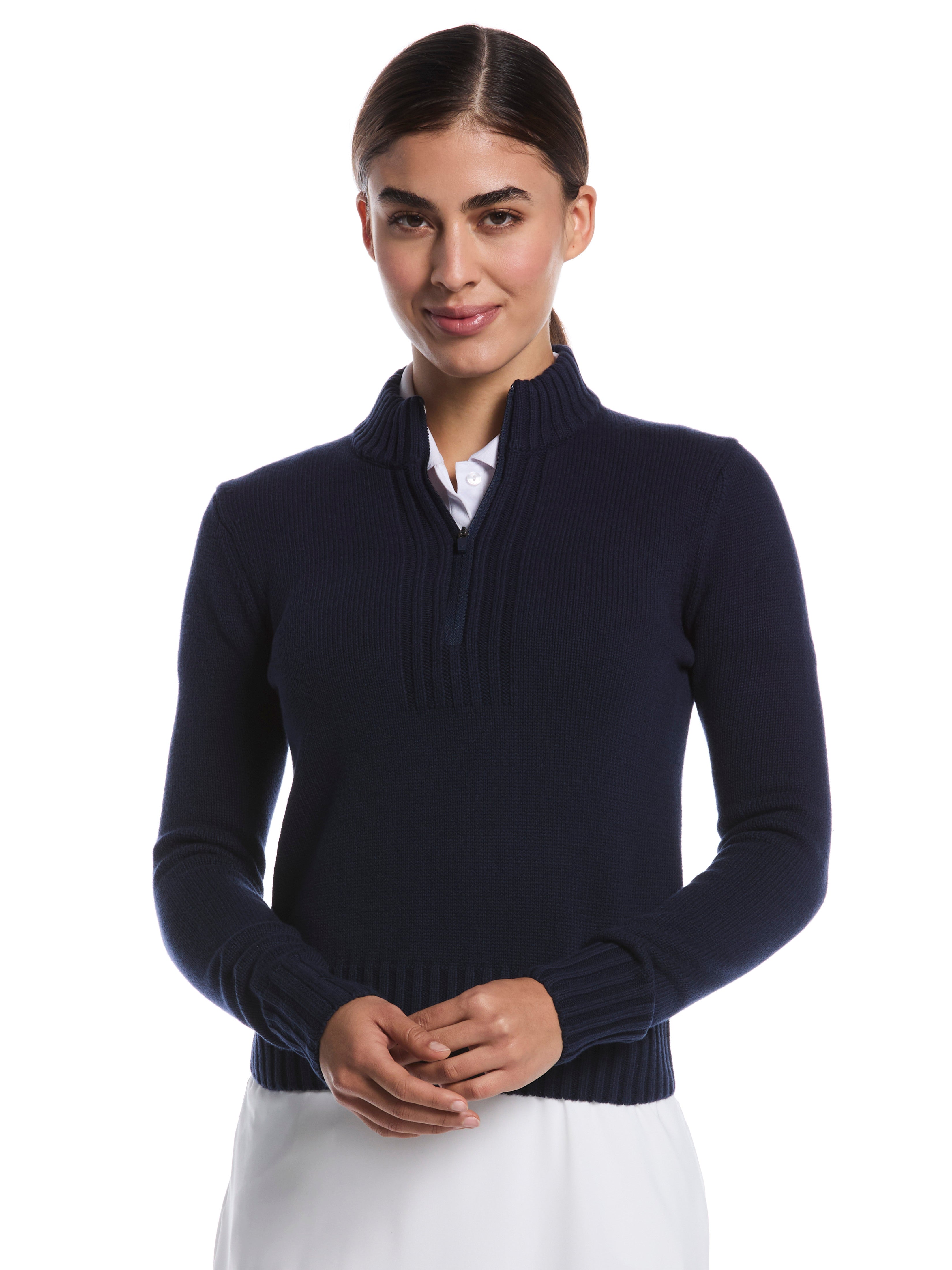 Womens Quarter Zip Sweater – Callaway Apparel