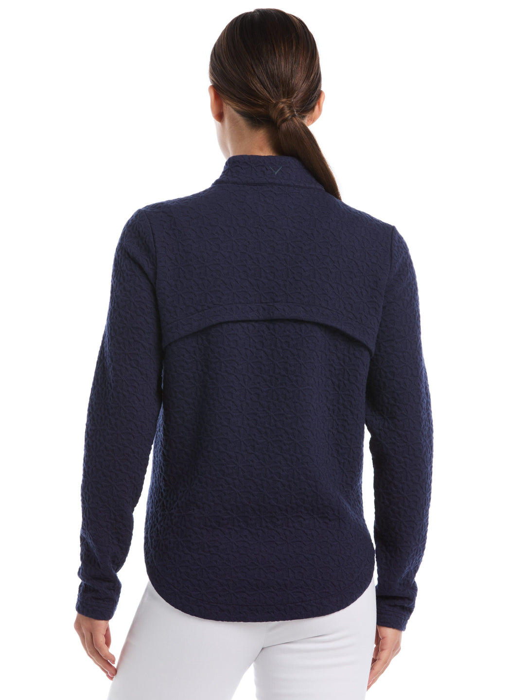 Quilted Knit Golf Windwear (Peacoat) 