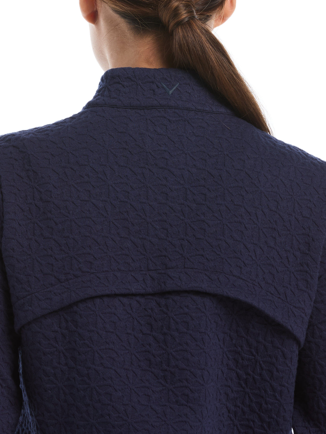 Quilted Knit Golf Windwear (Peacoat) 