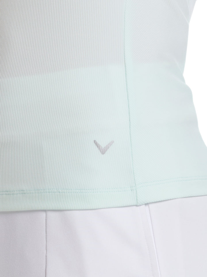 Women's Rib Play Golf Polo (Salt Air) 