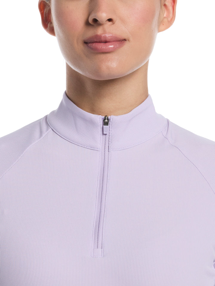 Women's Rib Play Golf Polo (Pastel Lilac) 