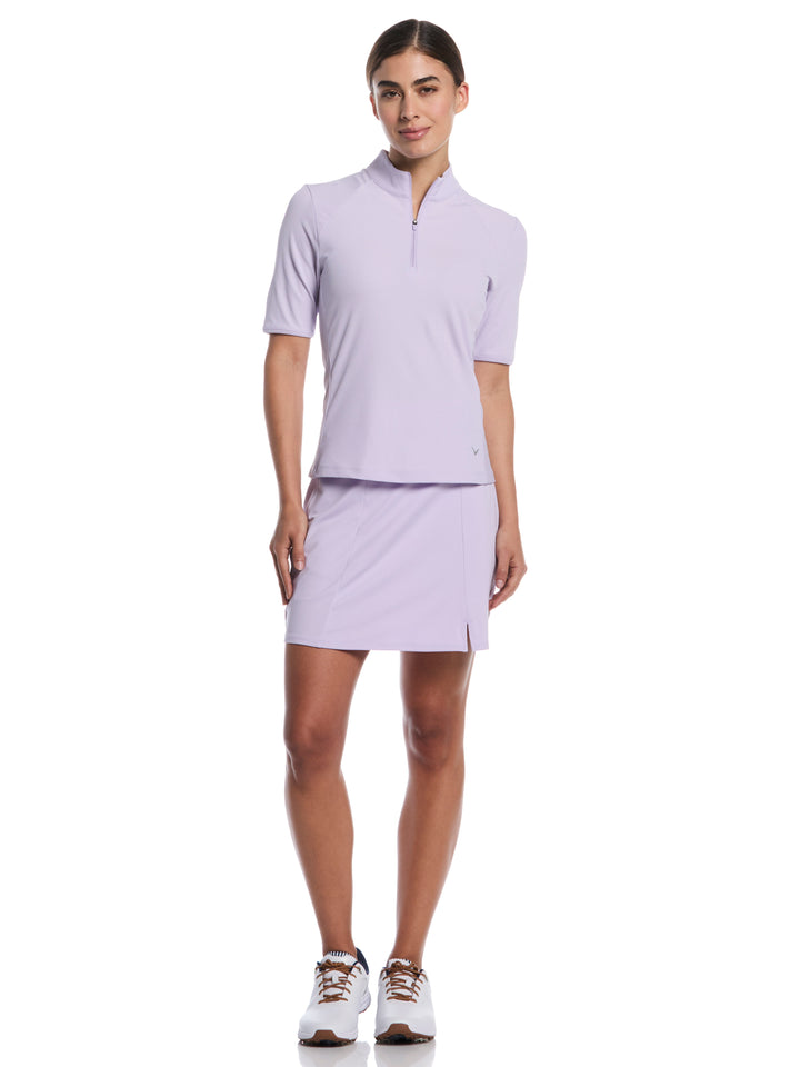 Women's Rib Play Golf Polo (Pastel Lilac) 