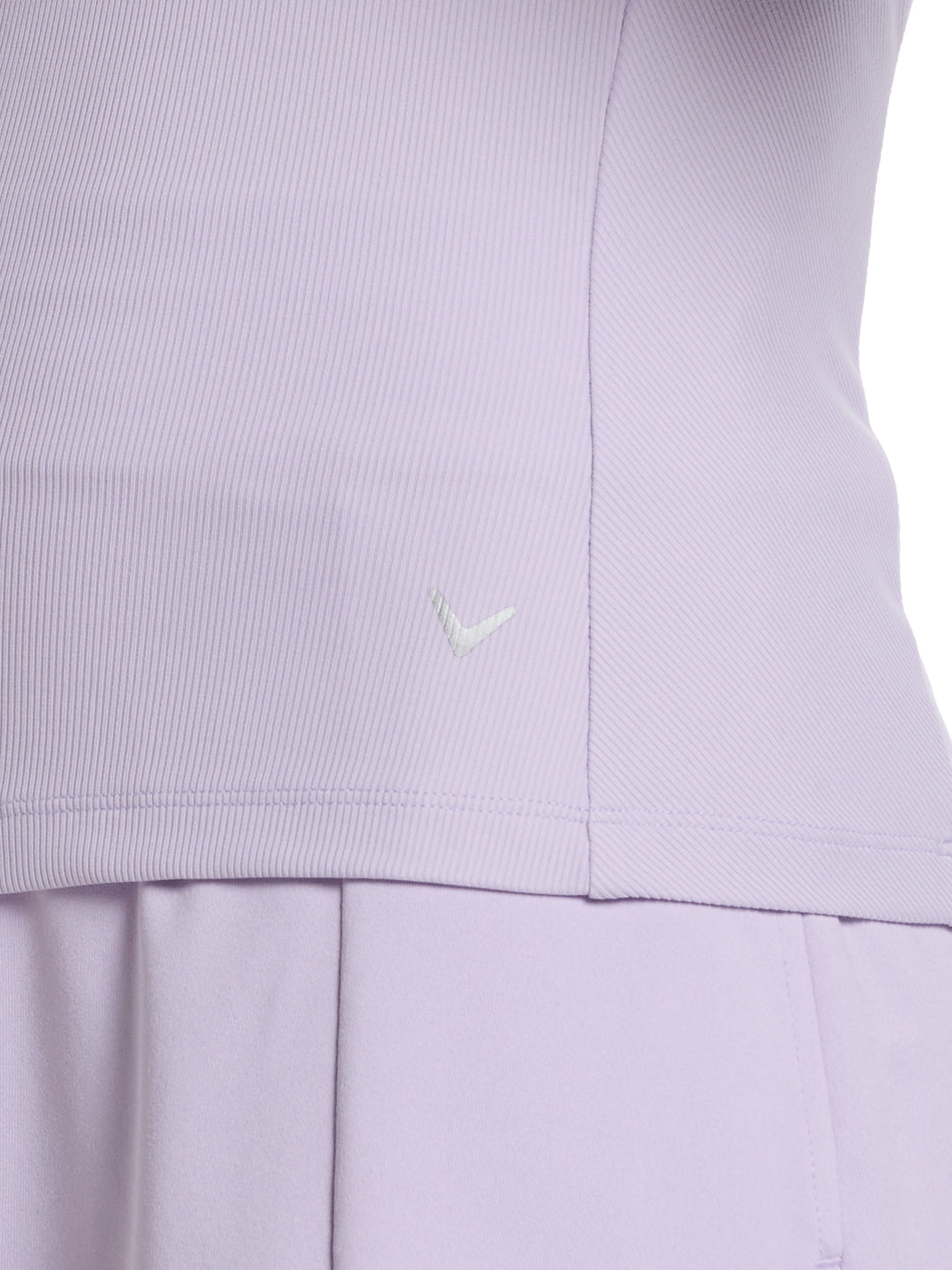 Women's Rib Play Golf Polo (Pastel Lilac) 