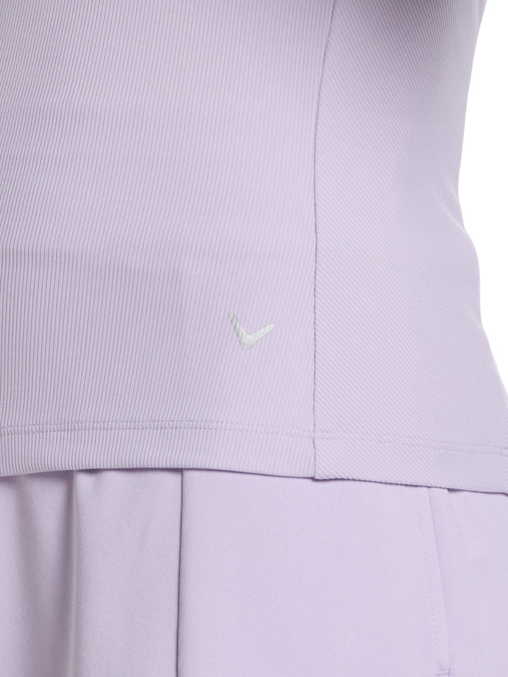 Women's Rib Play Golf Polo (Pastel Lilac) 