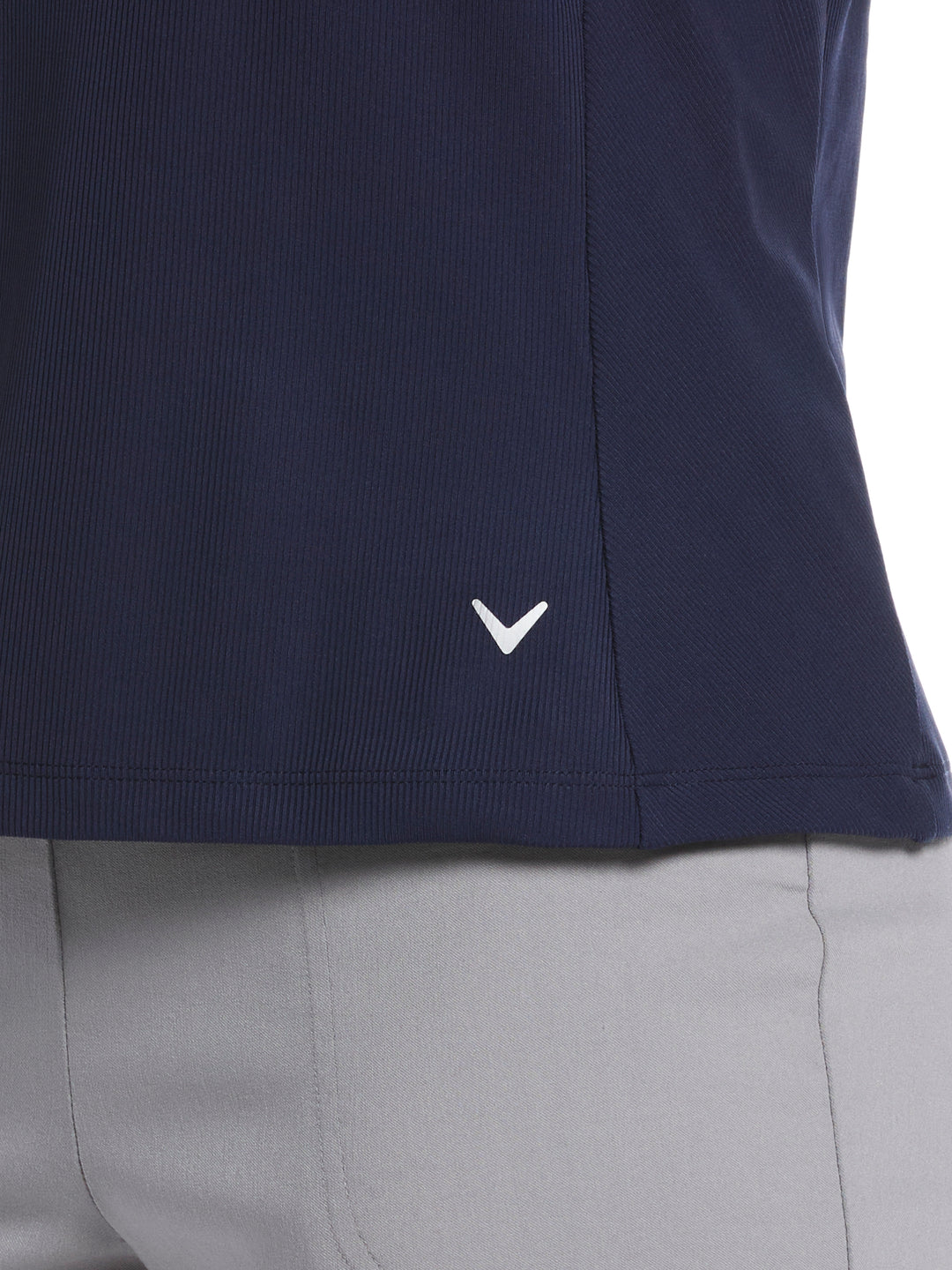 Women's Rib Play Golf Polo (Peacoat) 