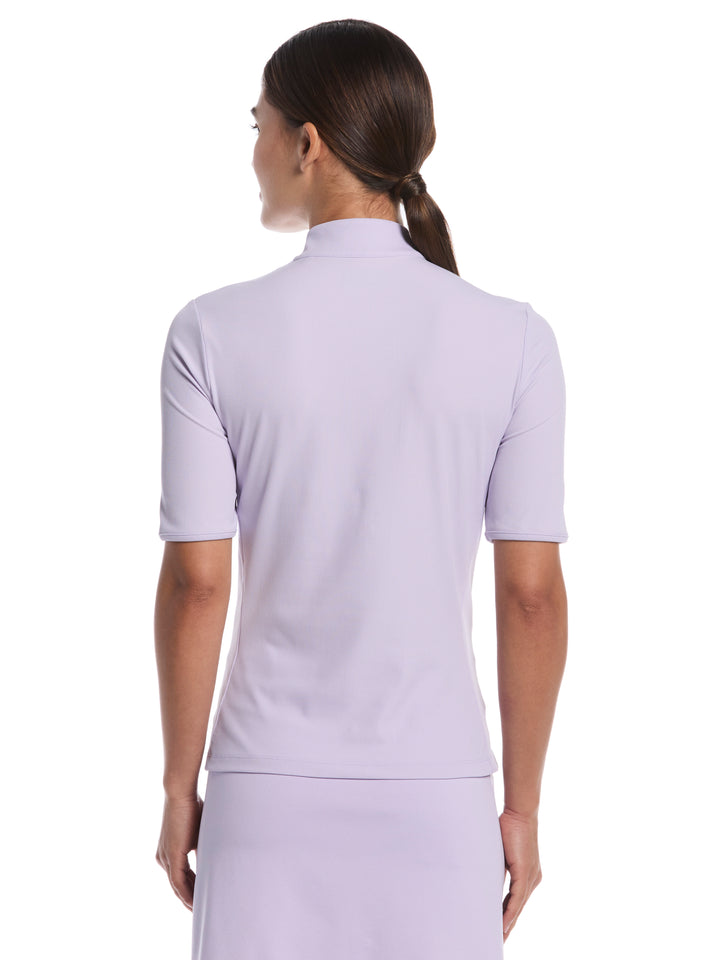Women's Rib Play Golf Polo (Pastel Lilac) 