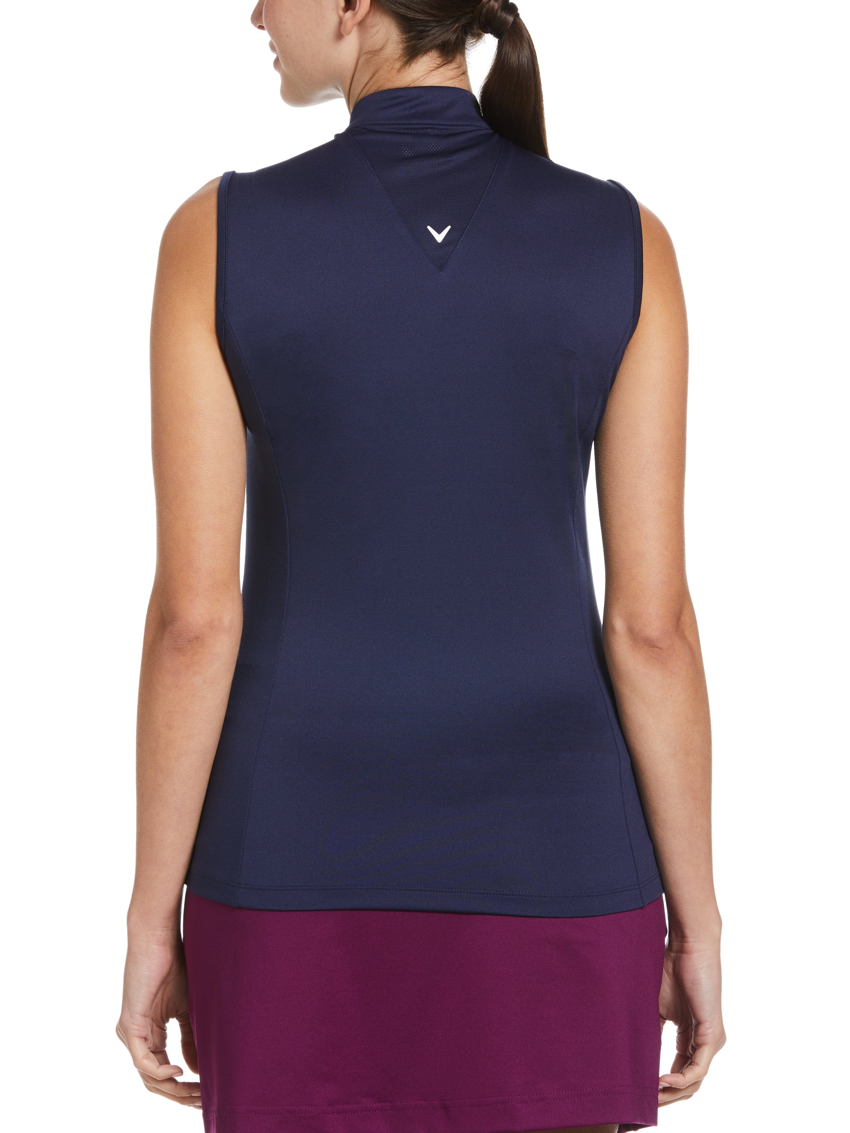 Womens Shift Stripe Mini Mock Notch Collar Golf Shirt – Callaway