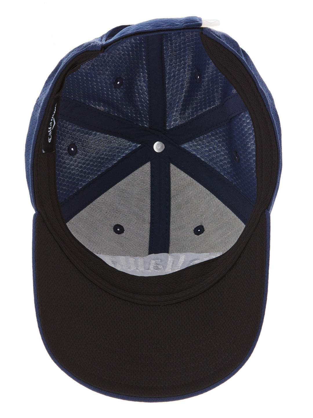 Side Crested Structured Golf Hat (Navy) 