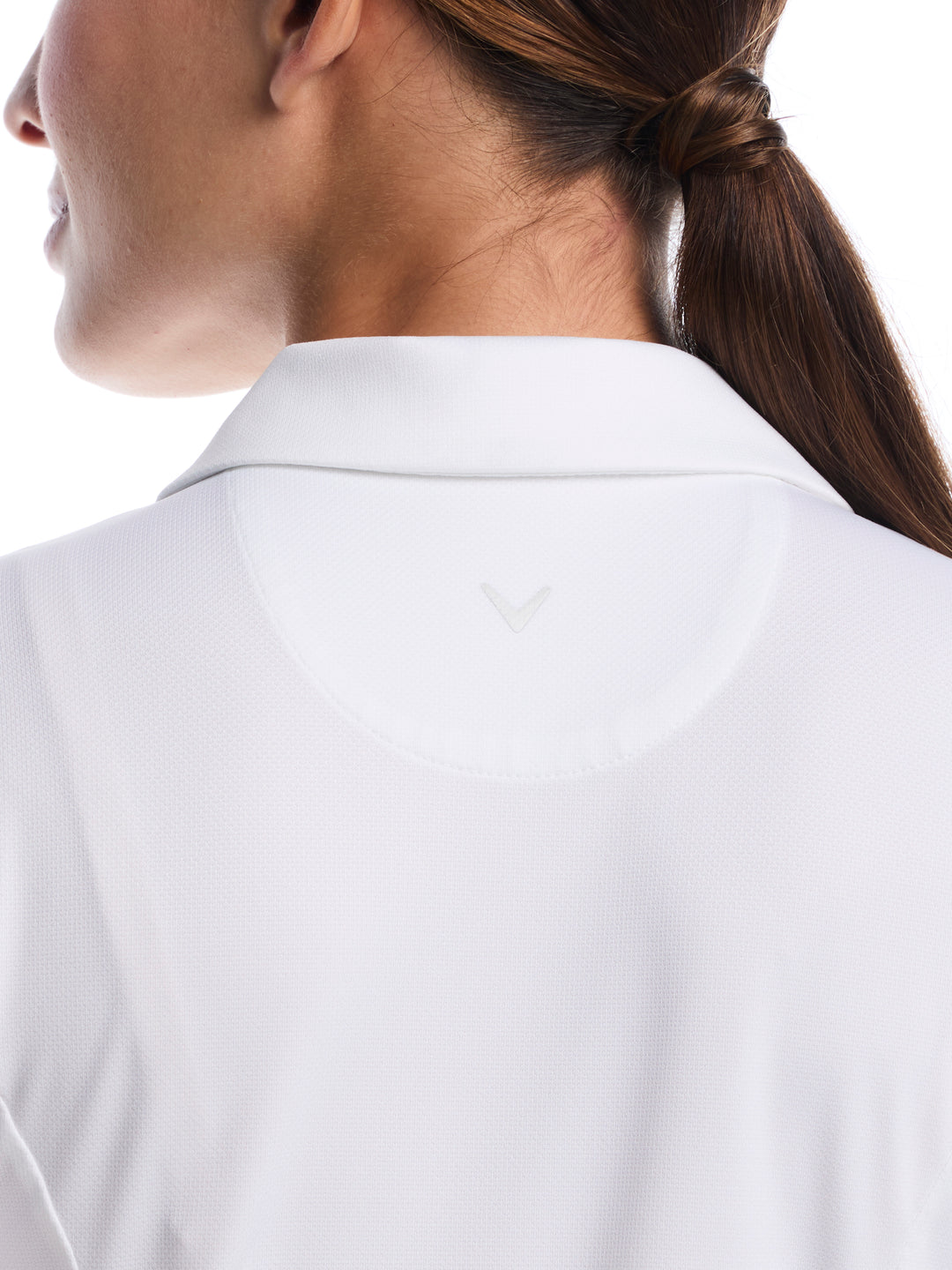 Womens Solid Performance Golf Polo-Polos-Callaway