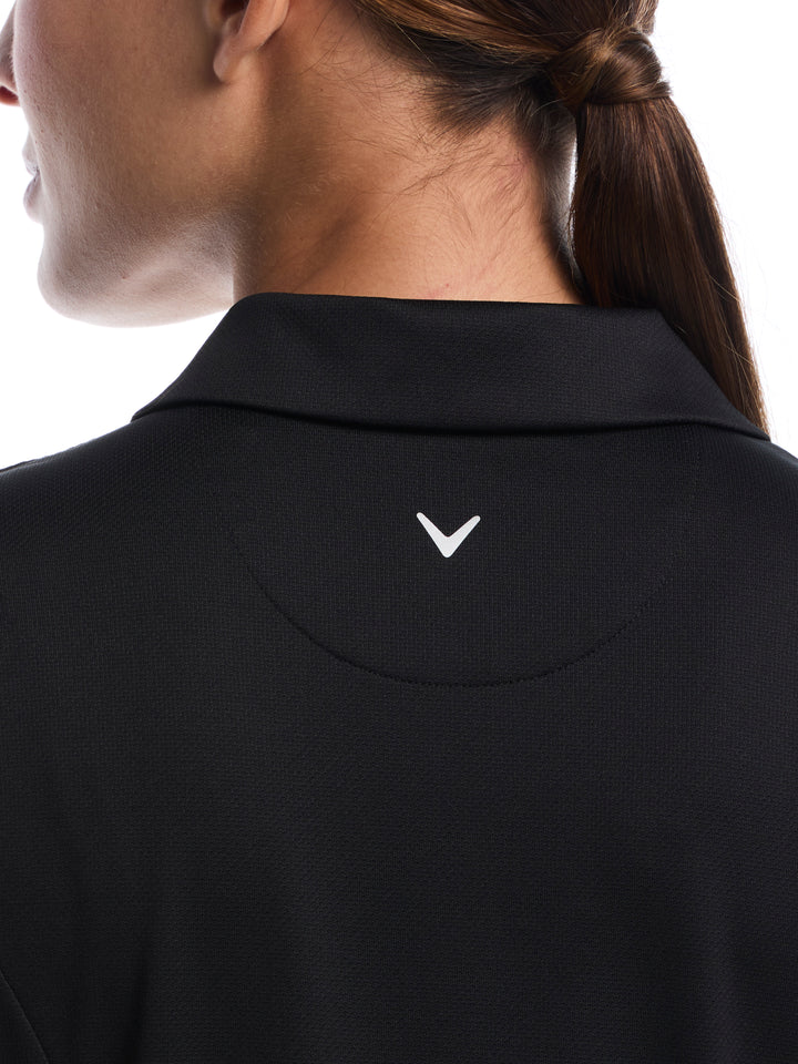 Womens Solid Performance Golf Polo-Polos-Callaway
