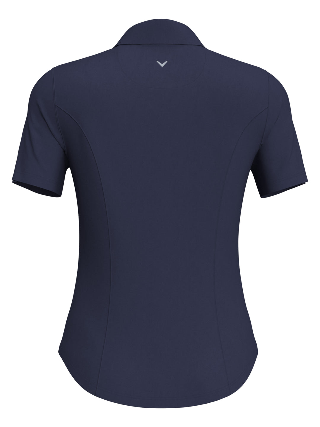 Women's Solid Short Sleeve Performance Golf Polo (Peacoat) 