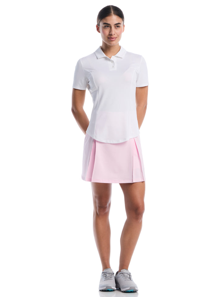 Womens Solid Performance Golf Polo-Polos-Callaway