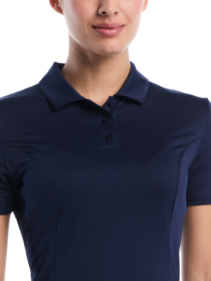 Womens Solid Performance Golf Polo-Polos-Callaway