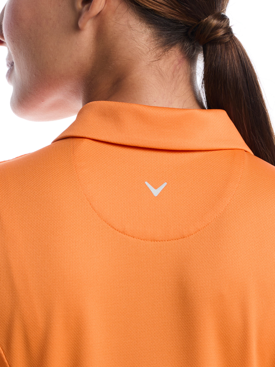 Womens Solid Performance Golf Polo-Polos-Callaway