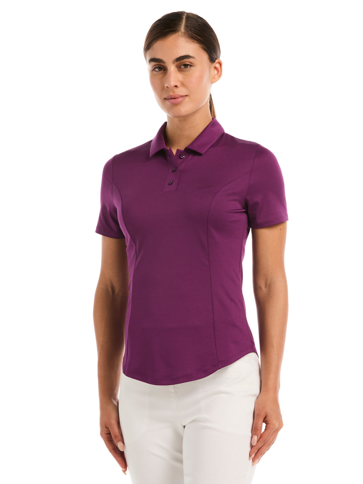 Womens Solid Performance Polo-Polos-Gloxinia-XS-Callaway