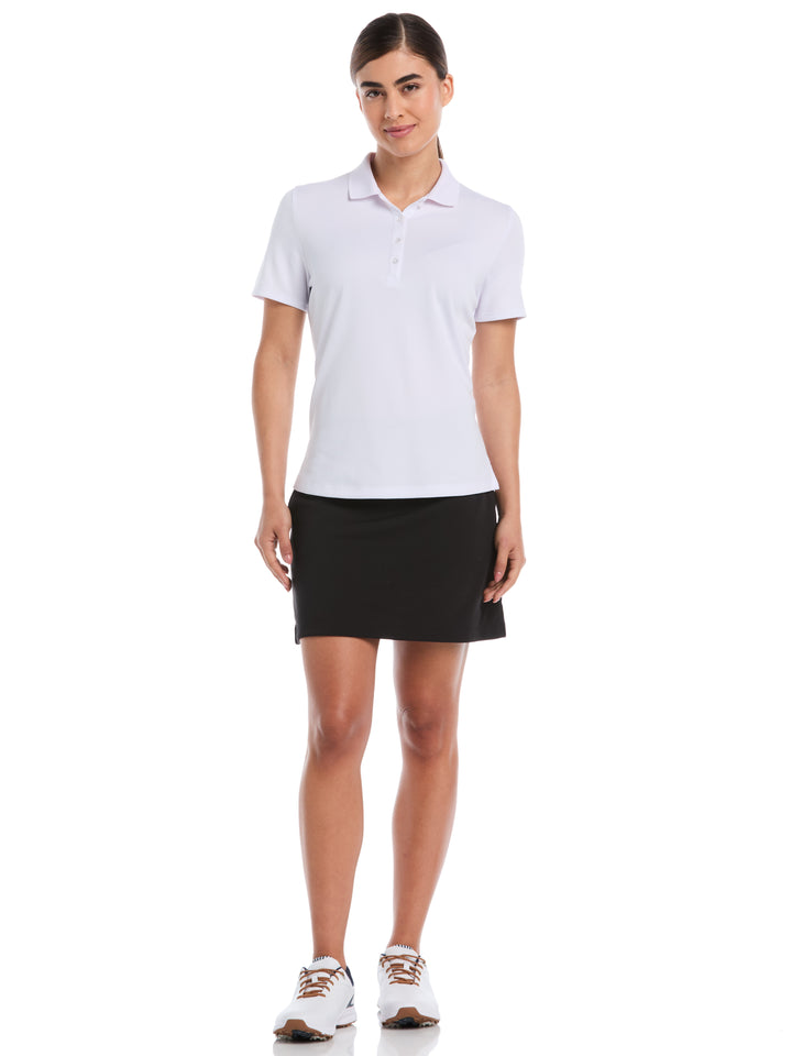 Womens Solid Skort (Caviar) 