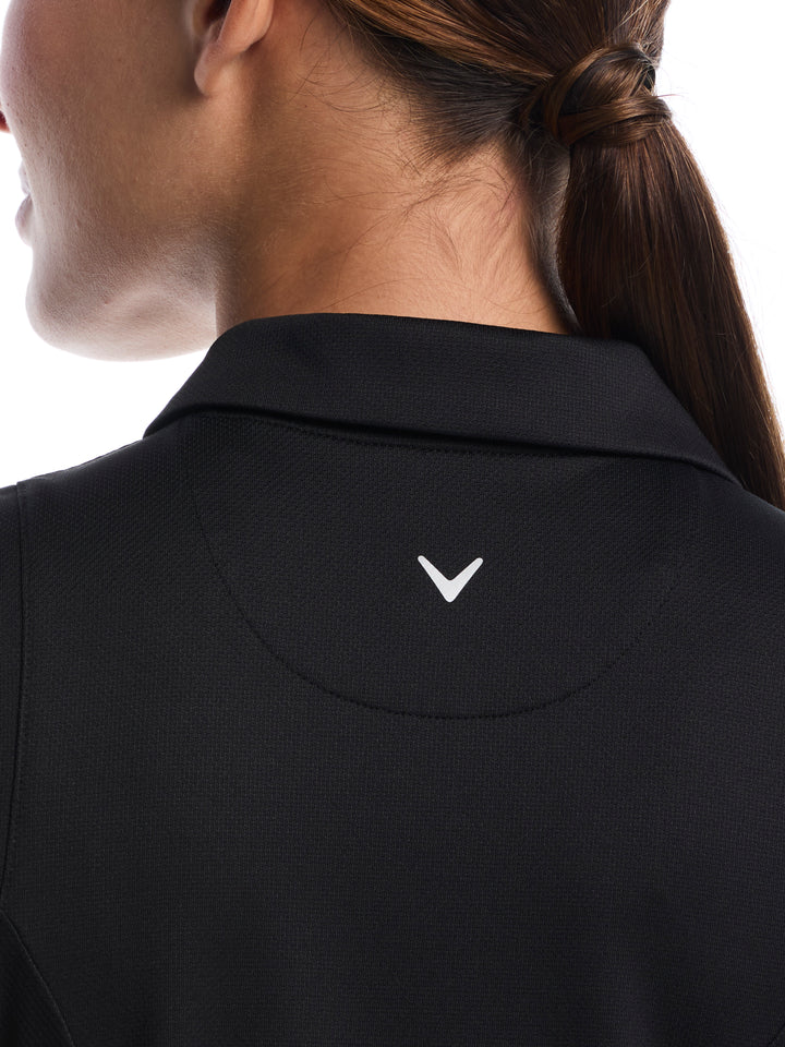 Womens Solid Sleeveless Golf Polo-Polos-Callaway